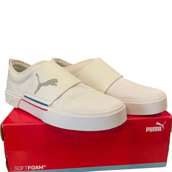 PUMA El Rey II Slip-On Sneakers Size 10 NWT – White - Picture 2 of 6